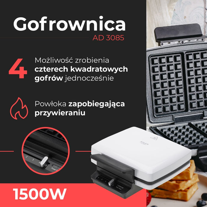 Waffle maker ADLER AD 3085