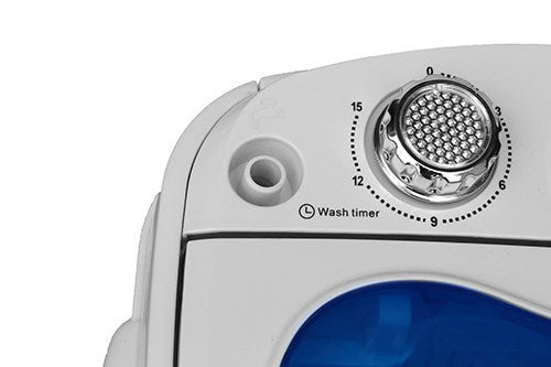 Adler AD 8051 washing machine Top-load 3 kg Blue, White