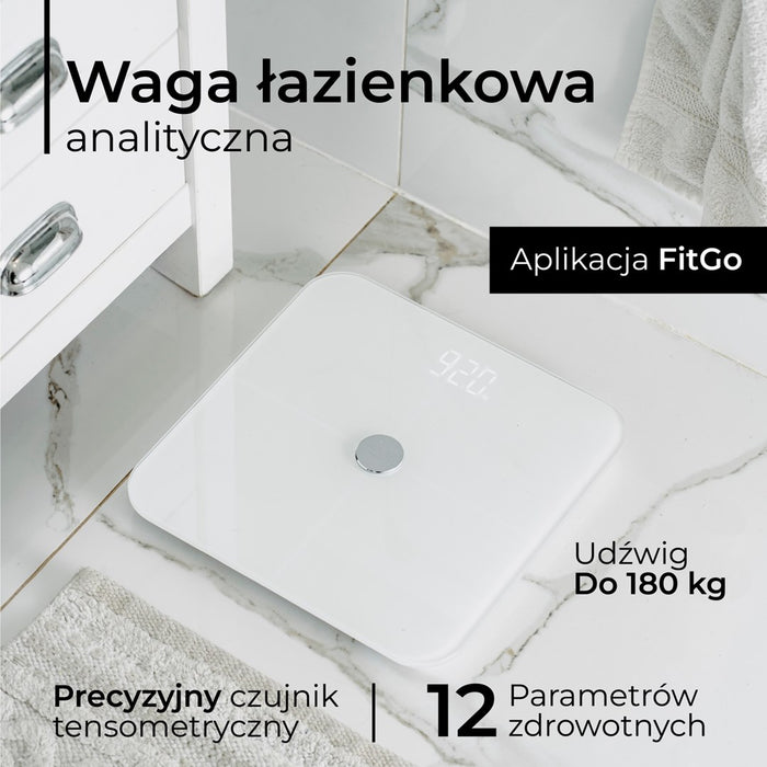 ADLER AD 8187 bathroom scales, white