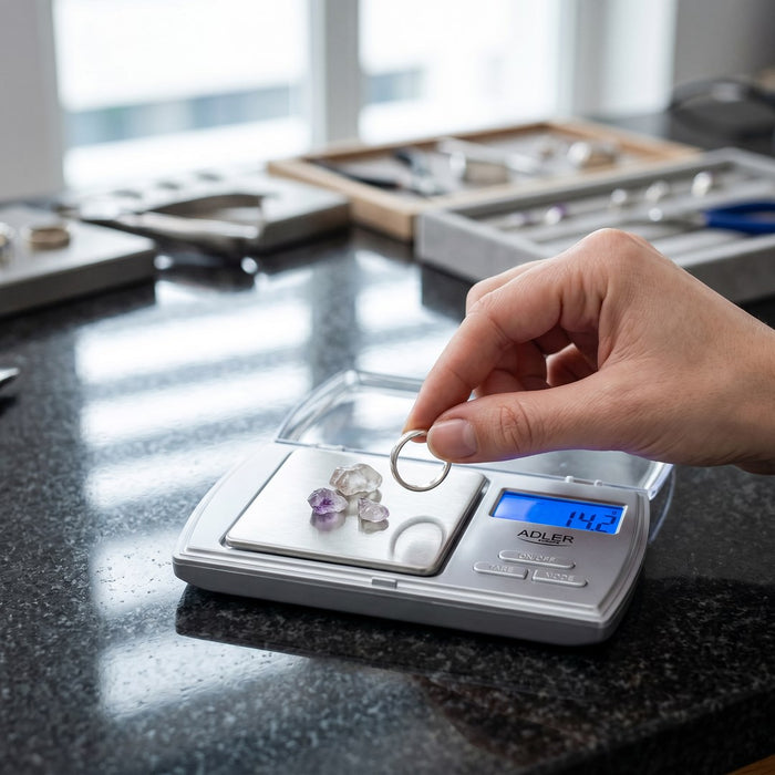 Adler AD 3161 kitchen scale White Rectangle Electronic personal scale