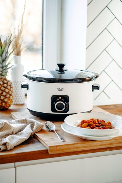 Adler AD 6413W Slow cooker 5.8 l White