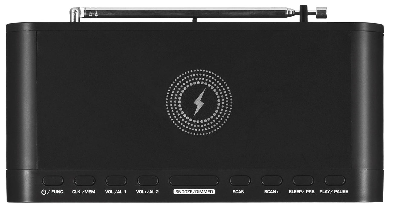 ADLER AD 1192b radio alarm clock black
