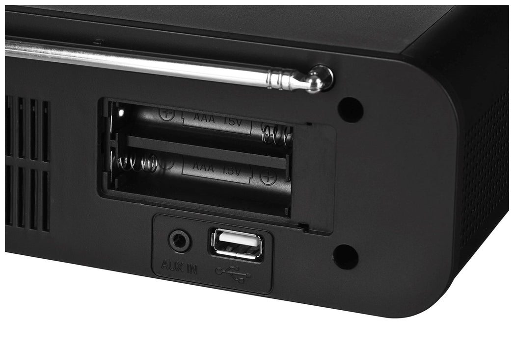 ADLER AD 1192b radio alarm clock black