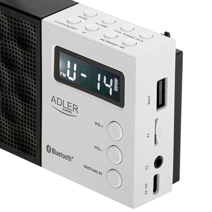 Radio Adler pll fm ad 1908 Black White