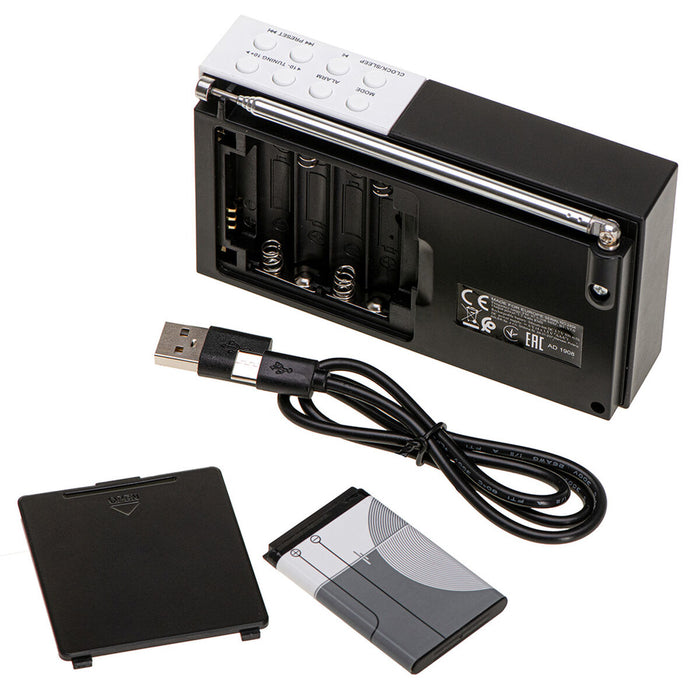 Radio Adler pll fm ad 1908 Black White