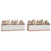 Advent Calendar DKD Home Decor Wood 45 x 11 x 23 cm (2 Units) - Декорация и Осветление<<<Дом Градина<<<BigBuy&&&Коледни
