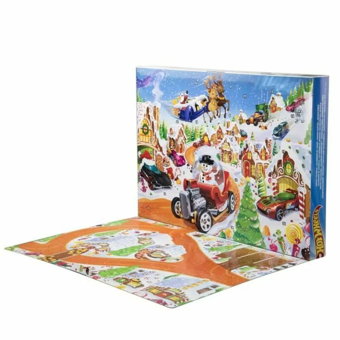 Advent Calendar Hot Wheels Metal Plastic Sports - Коледни украси<<<Декорация и Осветление<<<Дом Градина<<<BigBuy