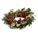 Advent wreathe Home ESPRIT Red Green PVC 50 x 15 x 50 cm - Декорация и Осветление<<<Дом Градина<<<BigBuy&&&Коледни
