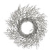 Advent wreathe Krist+ Silver Plastic Branch 50 x 10 x 50 cm (2 Units) - Декорация и Осветление<<<Дом