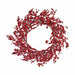 Advent wreathe Red Plastic 48 x 10 x 48 cm (6 Units) - Декорация и Осветление<<<Дом Градина<<<BigBuy&&&Коледни