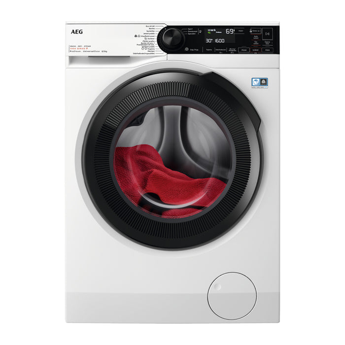 Washing machine with dryer AEG LWR73864O, 8/5 kg, ProSteam®, 1600 rpm.