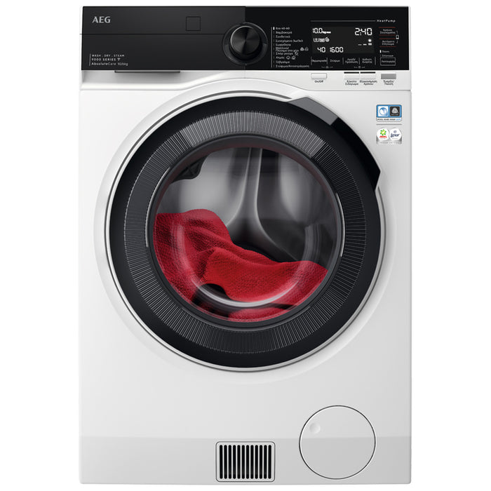 Washing machine with dryer AEG LWR98165NXE, 10/6 kg, ProSteam®, 1600 rpm.