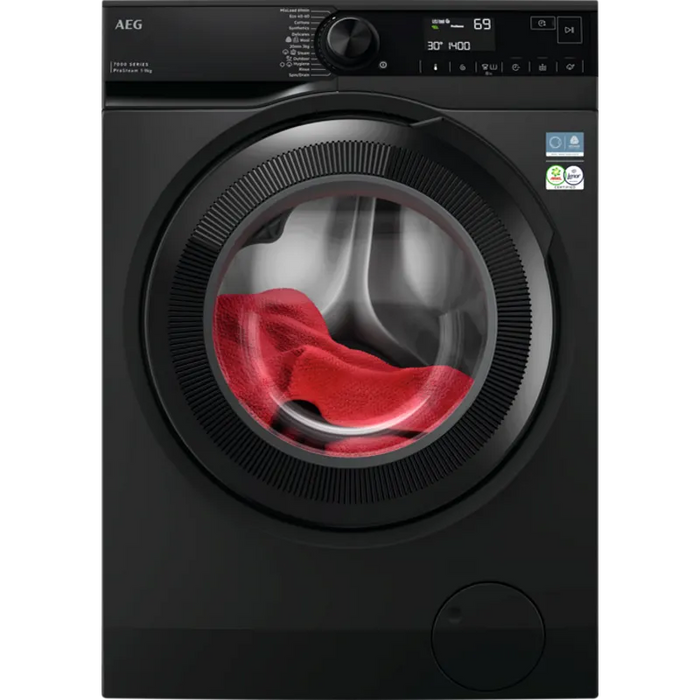 Washing machine AEG LFR73944E 7000 ProSteam®, 9 kg, 1400 rpm.