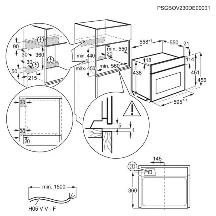 Built-in oven AEG NKK9N821T (ST), 44, Sensor