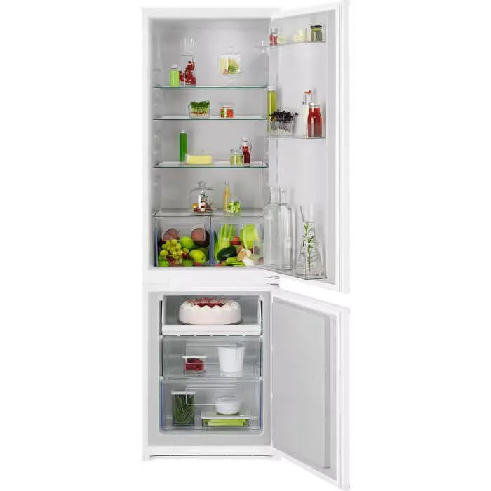 Built-in refrigerator with freezer AEG OSC6L181ES, 271 l, E, LowFrost, White