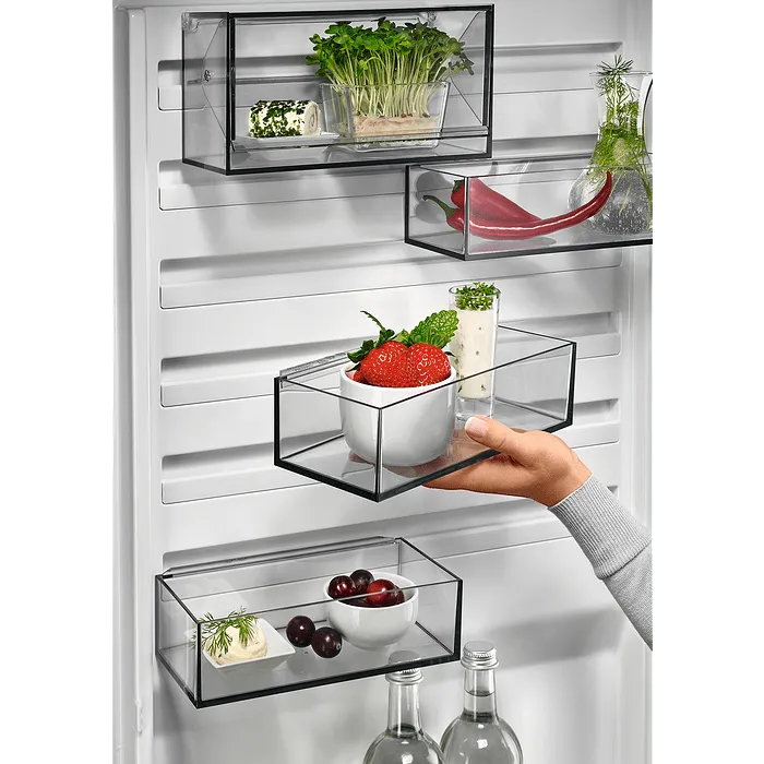 Refrigerator with freezer AEG RCB736E7MX***, 367 l, E, No Frost, Stainless steel