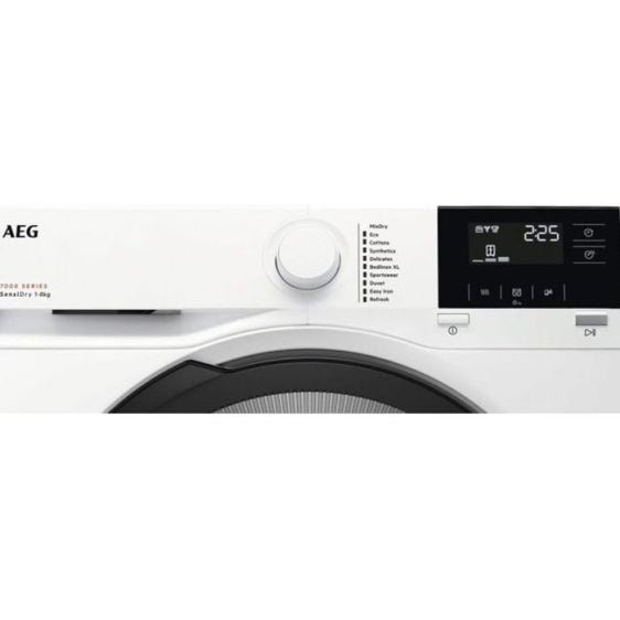 AEG TR718BE Tumble Dryer, 8 kg, Heat Pump, White