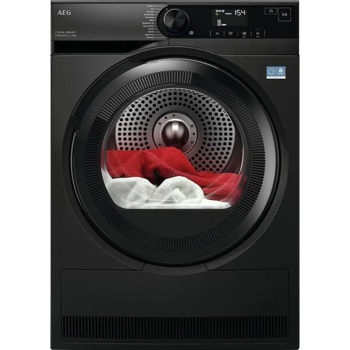 AEG TR7394DE tumble dryer, 9 kg, Heat pump, black