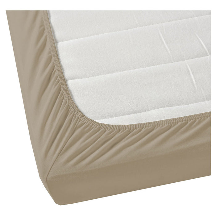 SHEET WITH ELASTIC FOR MATTRESS 90X200 CM. AGLIKA BEIGE