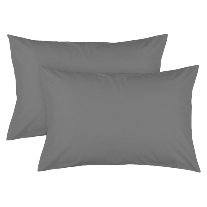 SET OF 2 PIECES OF AGLIKA PILLOWCASE COVERS 50X70 CM DARK GREY