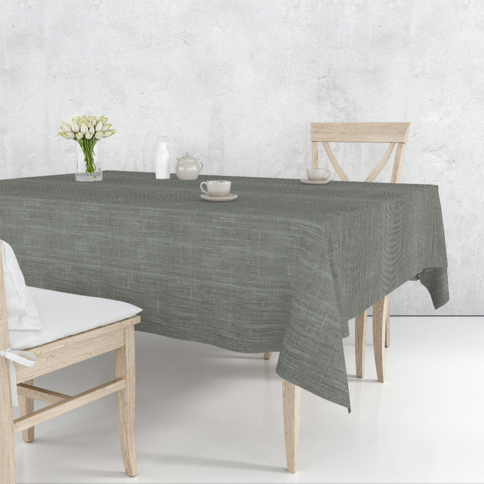 TABLE COVER AGLIKA 140X240 CM LINEN GRAPHITE