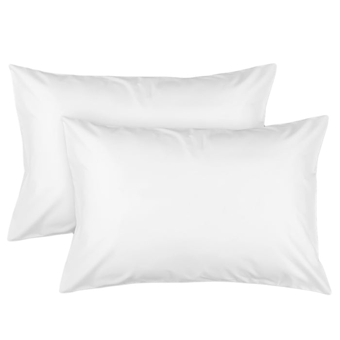 SET OF 2 PILLOWCASE COVERS 50X70 CM. AGLIKA WHITE