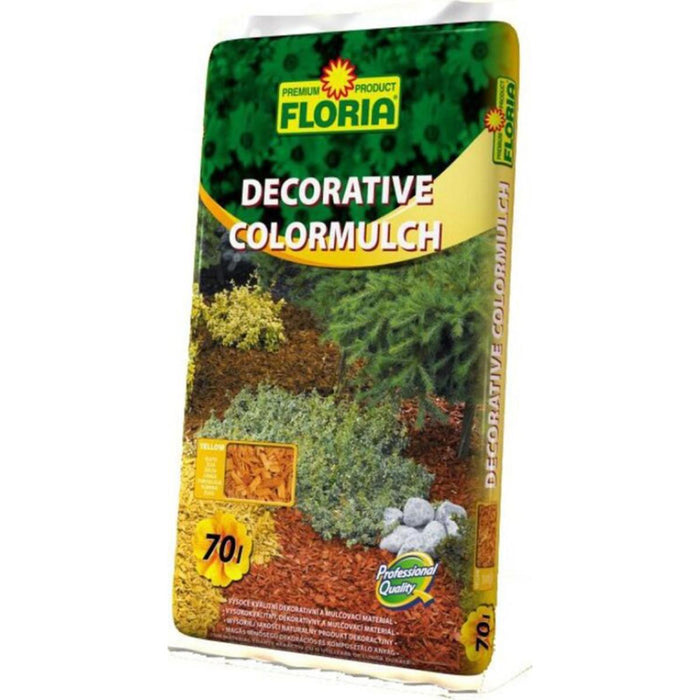 MULCH-WOOD BARK 70L YELLOW