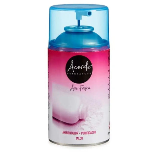 Air Freshener Refills Acorde Talcum Powder 250 ml (6 Units) - Почистване Прахосмукачки И Гладене<<<Дом