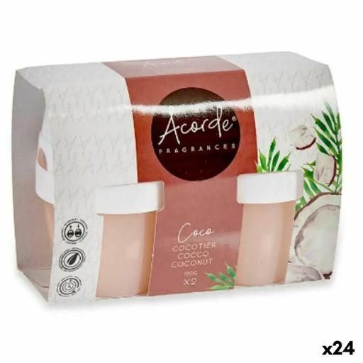 Air Freshener Set Acorde Coconut Gel (24 Units) - Почистване Прахосмукачки И Гладене<<<Дом