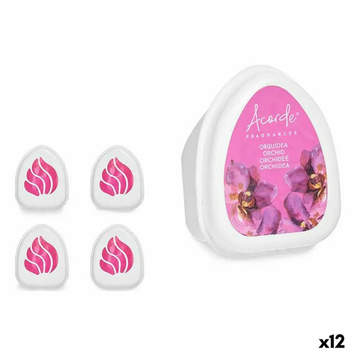 Air Freshener Set Acorde Orchid 50 g (12 Units) - Почистване Прахосмукачки И Гладене<<<Дом