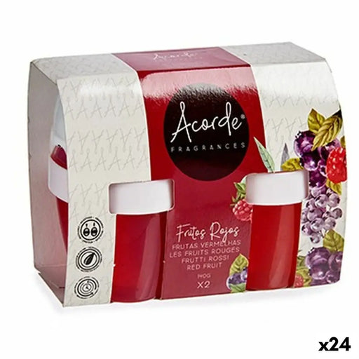 Air Freshener Set Acorde Red fruits Gel (24 Units) - Почистване Прахосмукачки И Гладене<<<Дом