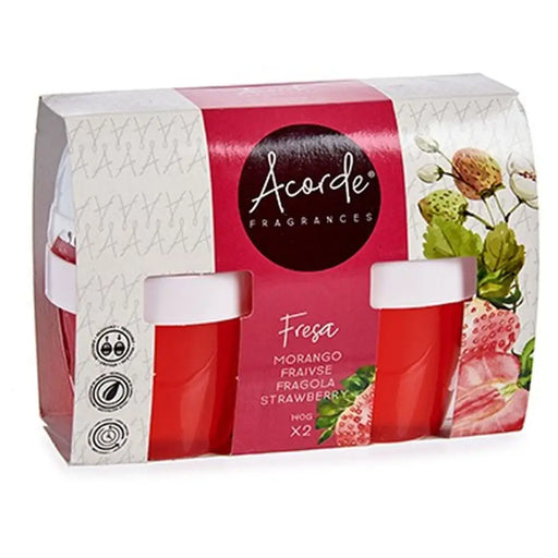 Air Freshener Set Acorde Strawberry Gel (24 Units) - Почистване Прахосмукачки И Гладене<<<Дом