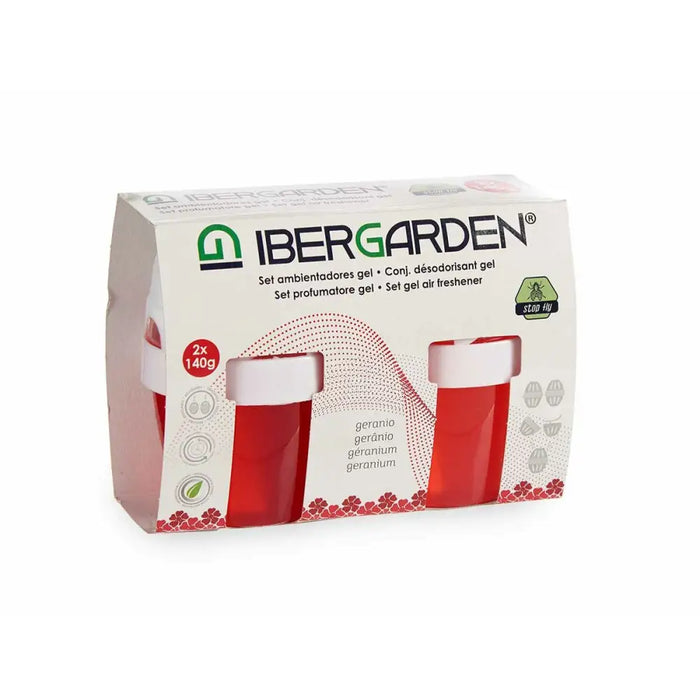 Air Freshener Set Ibergarden Geranium Gel (24 Units) - Почистване Прахосмукачки И Гладене<<<Дом