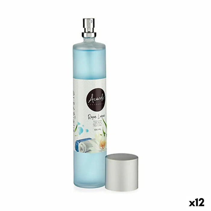 Air Freshener Spray Acorde Clean Clothes 100 ml (12 Units) - Почистване Прахосмукачки И Гладене<<<Дом