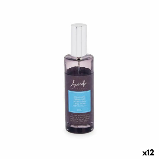 Air Freshener Spray Acorde Clean Clothes 70 ml (12 Units) - Почистване Прахосмукачки И Гладене<<<Дом