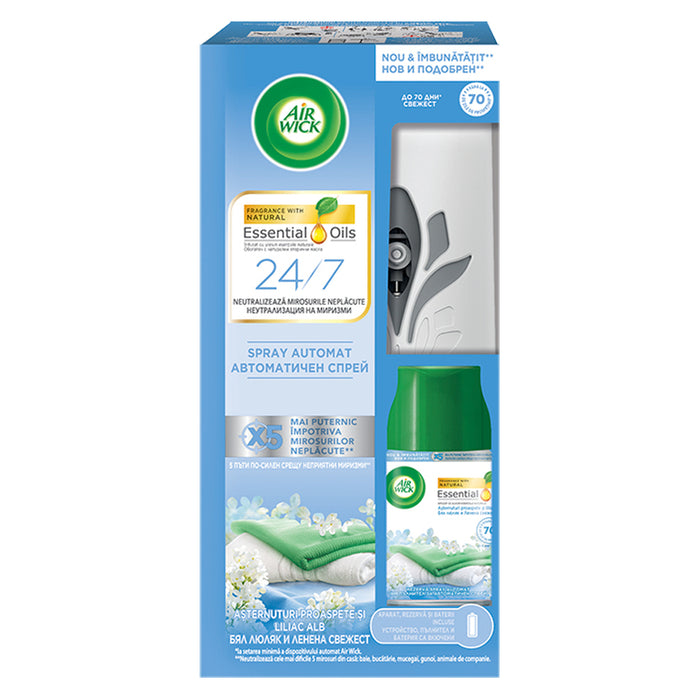 KIT AIR WICK FRESHMATIC WHITE LILAC 250 ML