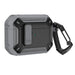 Airpods 4 Armor Case with Carabiner - Gray - Cell phone cases and covers<<<HurtelXML