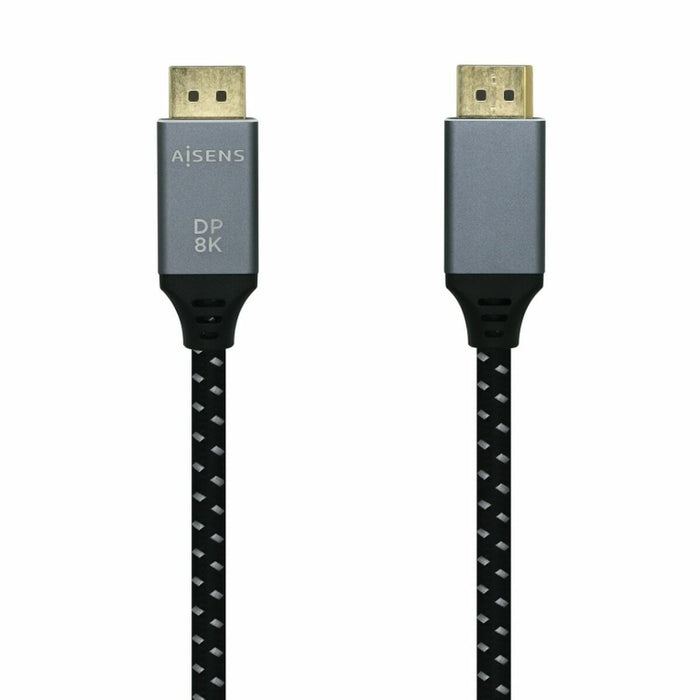 DisplayPort Cable Aisens Black Black/Grey 1,5 m