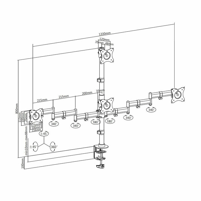 TV Mount Aisens DT27TSR-379 13"
