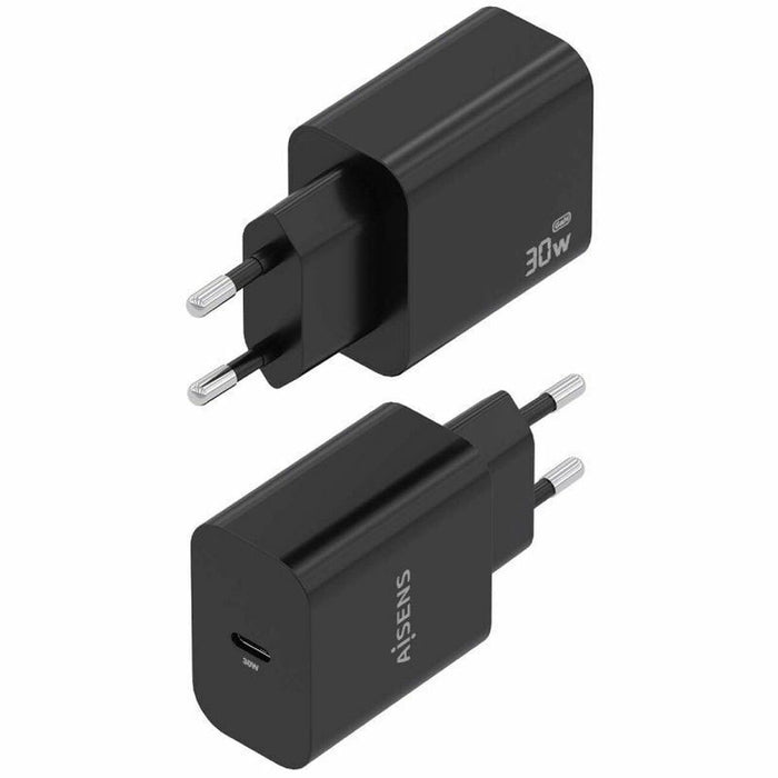 Wall Charger Aisens A110-0941 Black 30 W