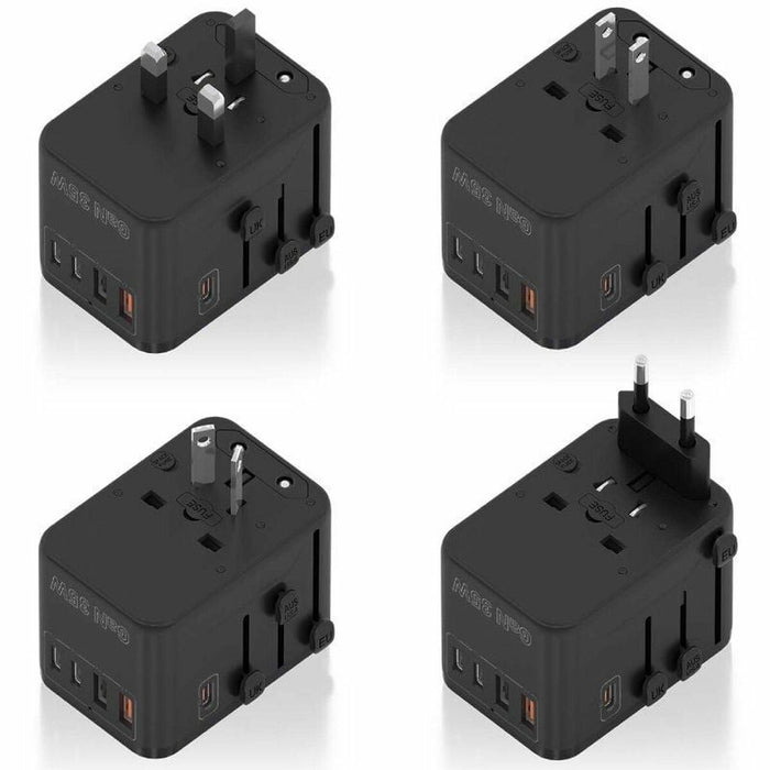 Wall Charger Aisens ASPS-2A3C09-BK 35 W Black