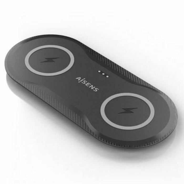 Cordless Charger Aisens ASCH-15W2WC060-BK Black