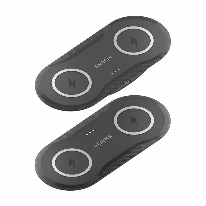 Cordless Charger Aisens ASCH-15W2WC060-BK Black