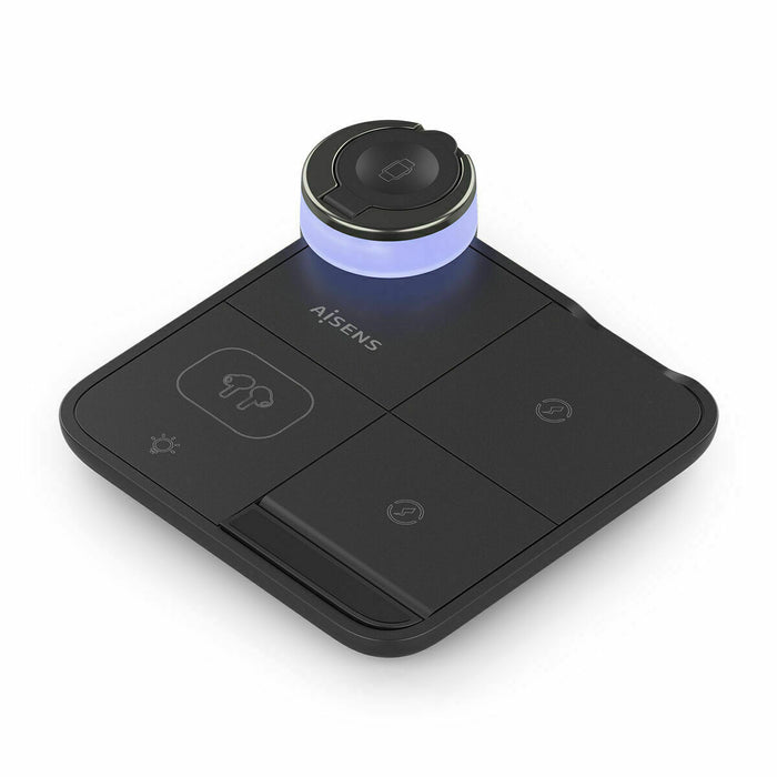 Cordless Charger Aisens ASCH-15W4WC062-BK Black 15 W