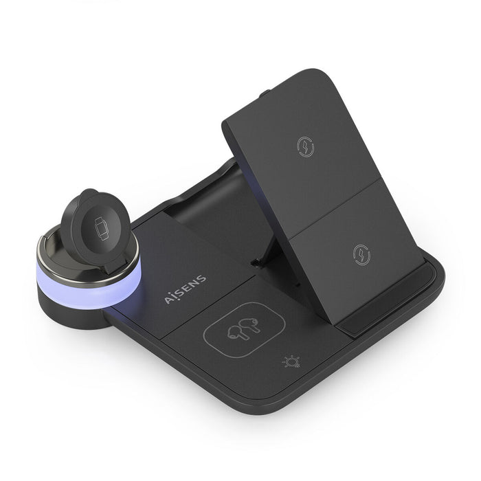 Cordless Charger Aisens ASCH-15W4WC062-BK Black 15 W