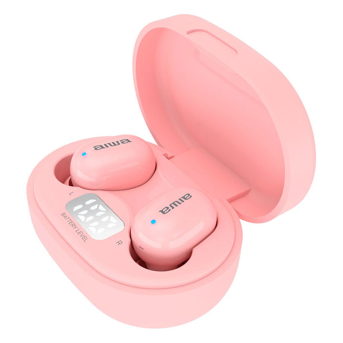 True wireless headphones AIWA EBTW-150PK WIRELESS CONNECTION, PINK