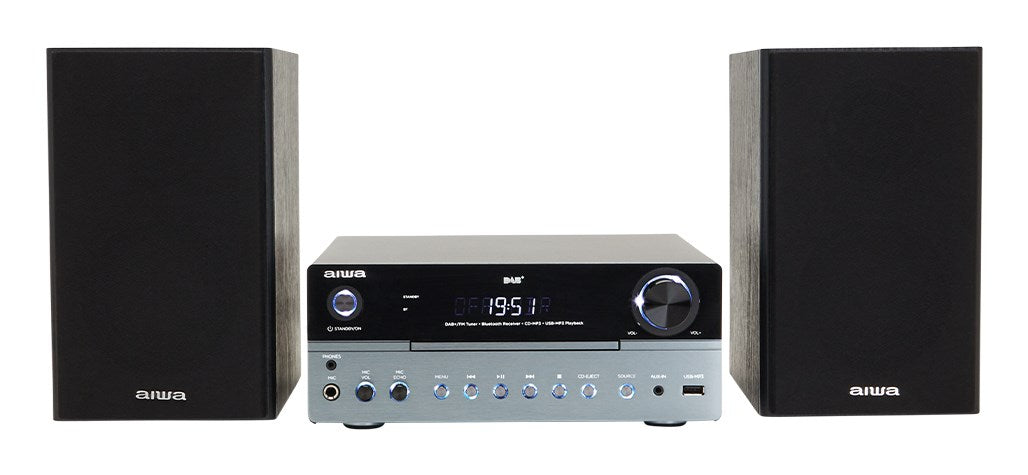 Aiwa MSBTU-700DAB home audio system Home audio micro system 25 W Arctic blue, Black