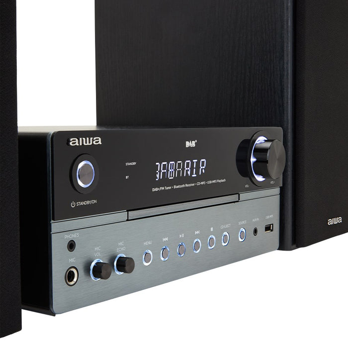 Aiwa MSBTU-700DAB home audio system Home audio micro system 25 W Arctic blue, Black
