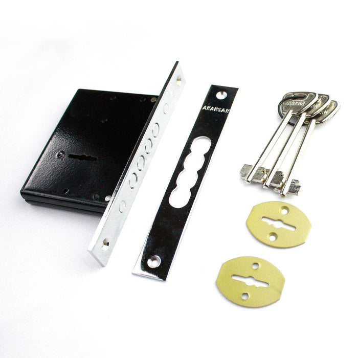 LOCK AKARSAN LARGE 3 DIN KEYS