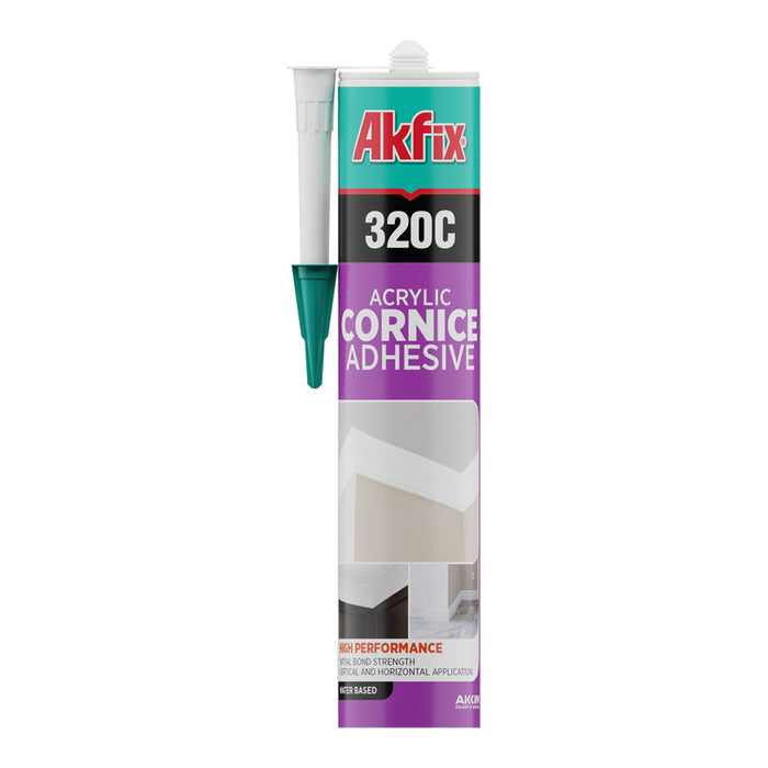 ADHESIVE FOR MOLDINGS AND Plinths 320C 310 ML AKFIX
